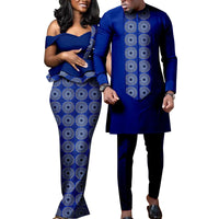 African Couple Dress Outfits Shirt and Pant for  Wedding