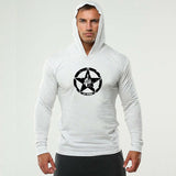 Mens Long Sleeve Bodybuilding T-Shirt