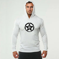 Mens Long Sleeve Bodybuilding T-Shirt