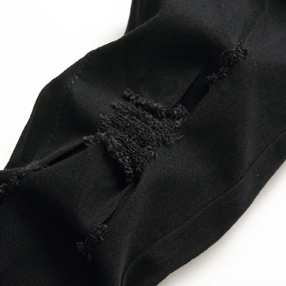 Fashion Ripped High Street Pants