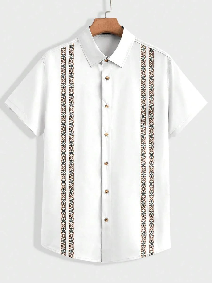 3D Printed Men's Short Sleeve Shirt