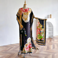 African Dresses For Women Elegant Muslim  Hijab  Dress