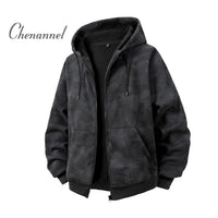 Men's  Long Sleeve Zipper Hoodies
