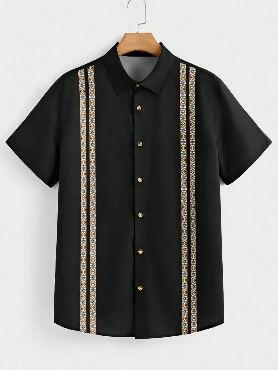 3D Printed Men's Short Sleeve Shirt