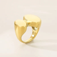 Luxury Rings Anillo Gifts For Women - Stainless Steel 304 - KR111374-GC