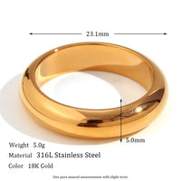 Stainless Steel 18K Gold