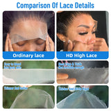 Xcurly Hd Transparent 13x6 Body Wave Lace Front Wigs