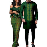 African Couple Dress Outfits Shirt and Pant for  Wedding