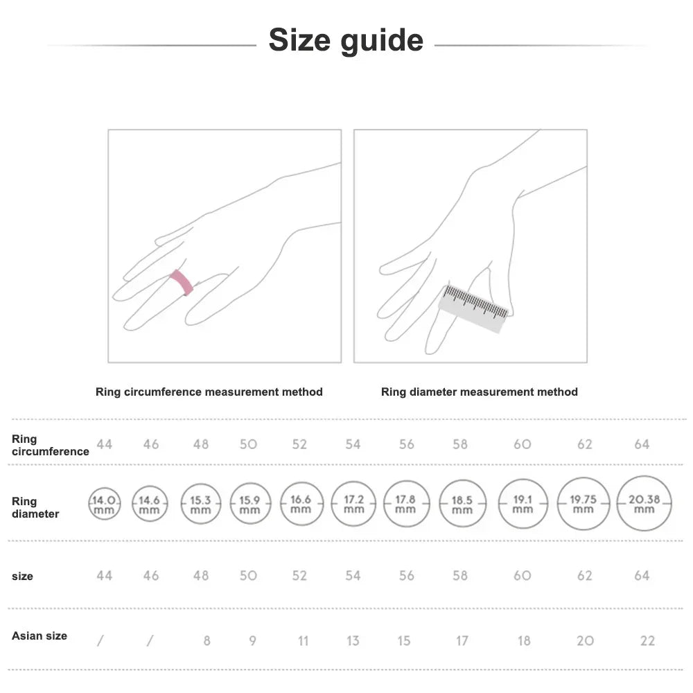 925 Sterling Silver Classic Square Heart Crown Ring