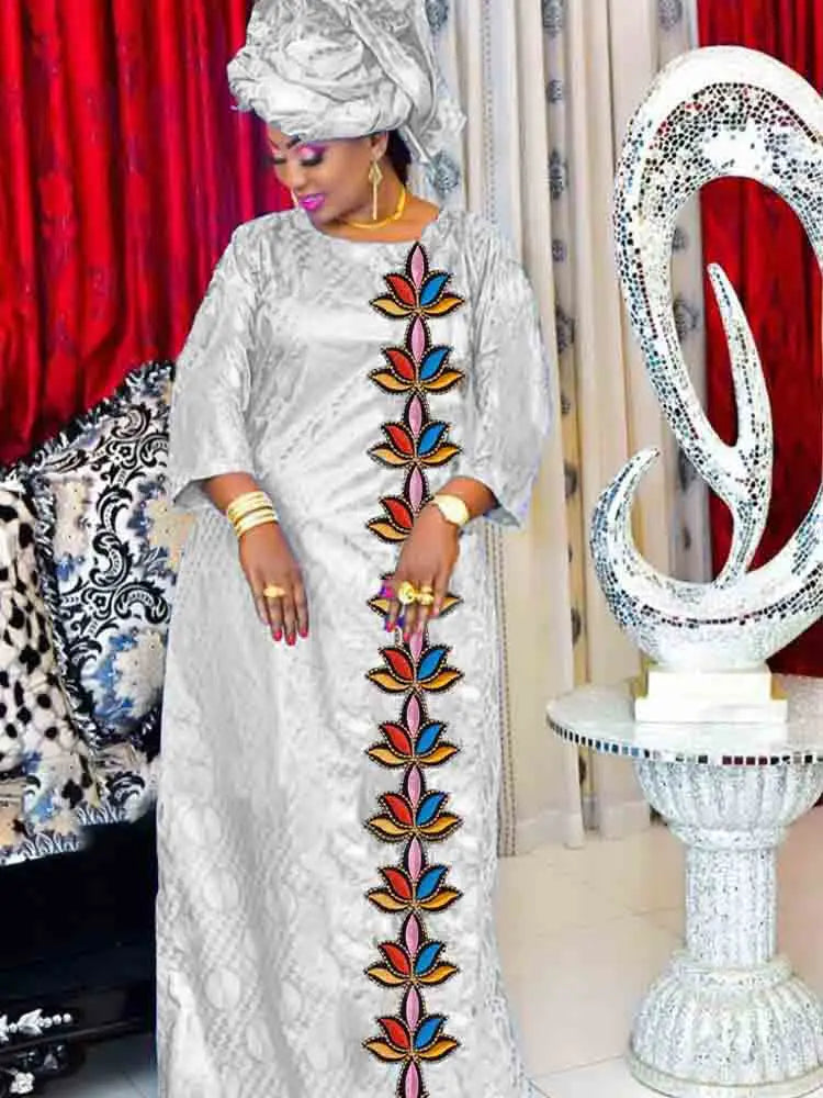 African Dresses for Women Traditional Wedding Boubou Kaftan