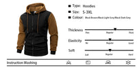 Men's Long Sleeve Zipper Hoodies