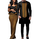 African Couple Dress Outfits Shirt and Pant for  Wedding