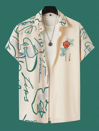 3D Printed Men's Short Sleeve Shirt