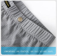 Breathable Mesh Boxers for Men - Loose-Fit Athletic Underwear with Enhancing Pouch Arrow Shorts