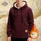 Men's Long Sleeve Fleece Hoodie