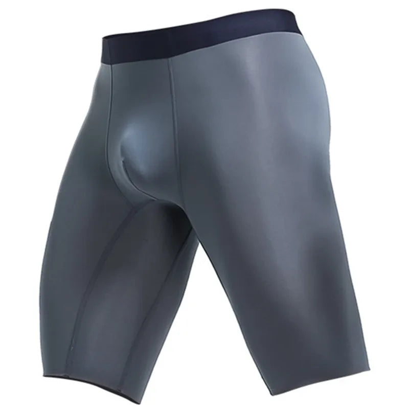 Breathable Pouch Middle Long Leg Boxers