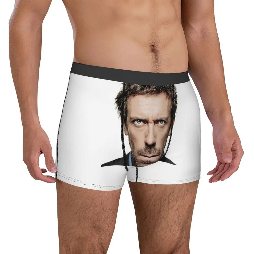 Boxer Underpants Shorts House MD Panties Men Soft Underwear for Homme Man Boyfriend Gifts