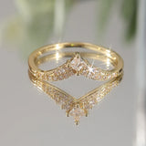 3pcs Elegant Stacking Rings