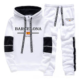 Fashion Mens Tracksuit Print Casual Sweatshirts Sportswear Outdoors Sports Jogging Mens Clothing Single Piece Hoodie Pants 2025