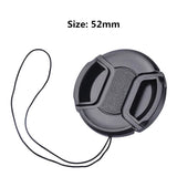Camera Lens Cap High-quality 40.5mm 49mm 52mm 55mm 58mm 62mm 67mm 72mm 77mm 82mm Snap on Front Lens Cap for Camera