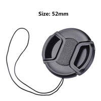 Camera Lens Cap High-quality 40.5mm 49mm 52mm 55mm 58mm 62mm 67mm 72mm 77mm 82mm Snap on Front Lens Cap for Camera