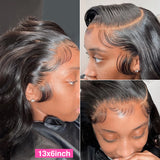 13x4 HD Pre Plucked Body Wave Lace Front Wig