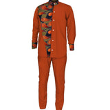 African Couple dress Top and Pants Suits - Wyq1093