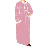 Casual PVC Latex Look Long Maxi Dress