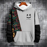 Pullover Oversized Printed  Hoodie For Men