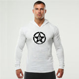 Mens Long Sleeve Bodybuilding T-Shirt