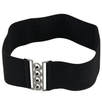 Women’s Elastic Cinch Belt  Fashion Stretch Waist Band Clasp Buckle New Stretchy Retro Wide Waist Cinch Belt Waistband