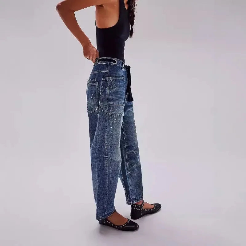 Women's Loose High Quality Bootcut Jeans
