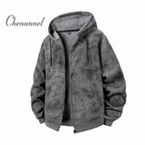 Men's  Long Sleeve Zipper Hoodies