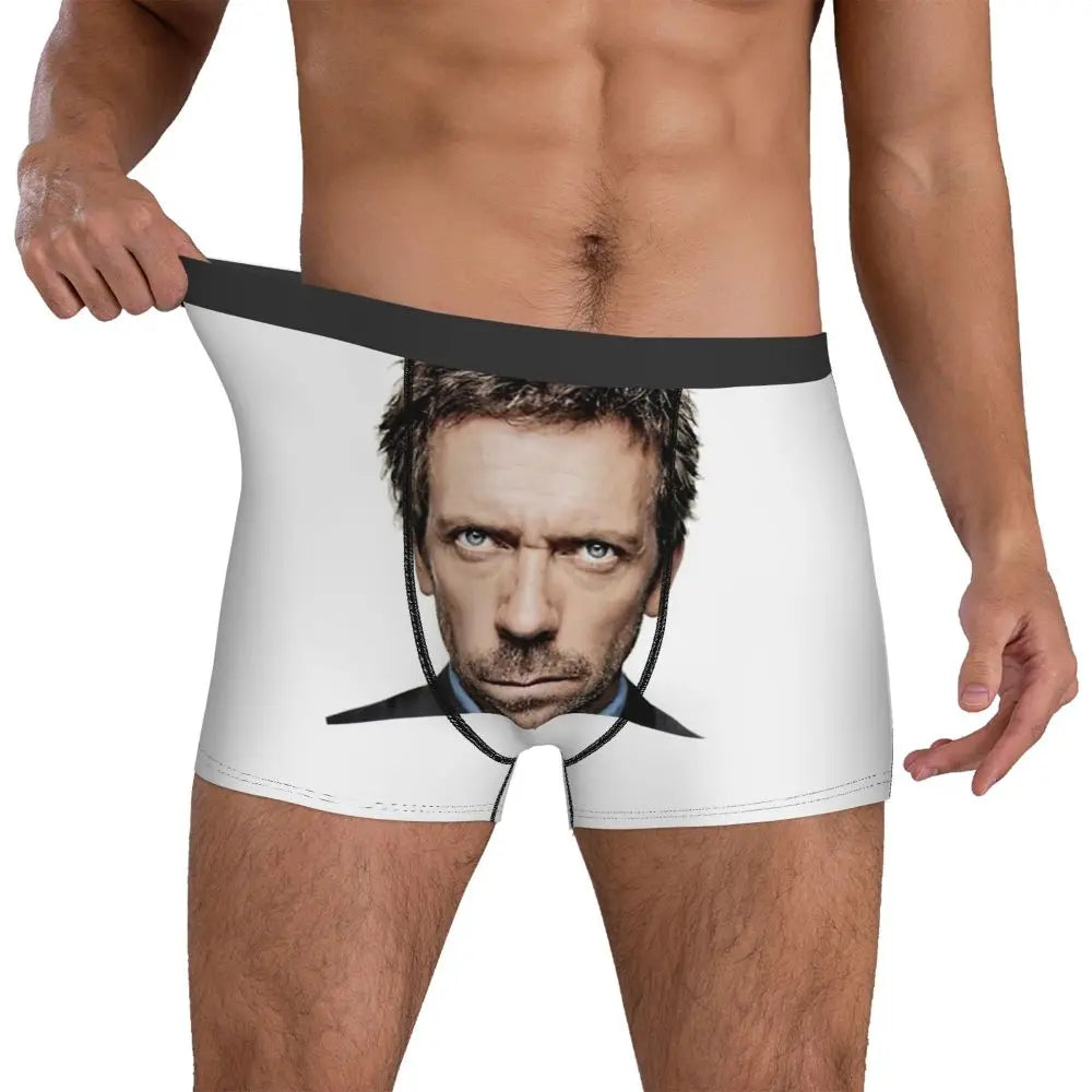 Boxer Underpants Shorts House MD Panties Men Soft Underwear for Homme Man Boyfriend Gifts
