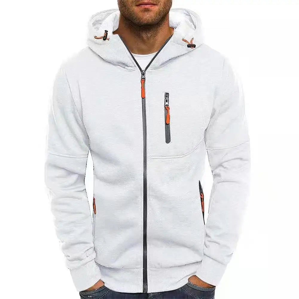 Men's Long Sleeve Zipper Hoodies