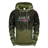 2025 New Mens Tracksuit Casual Printing Splash-ink Hooded Sweatshirts Daily Sports Jogging Mens Clothing Single Piece Tops Pants