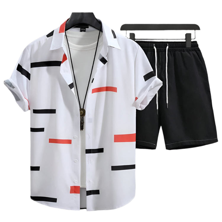 Men's Chill Mode Casual Shorts Set