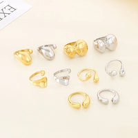 Luxury Rings Anillo Gifts For Women - Stainless Steel 304 - KR111374-GC