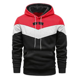 2025 Versatile Mens Tracksuit Print Casual Tricolor Sweatshirt Outdoors Sports Jogging Mens Clothing Fashion Street Hoodies Tops