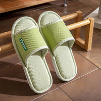 Non Slip Women Breathable Linen Slippers