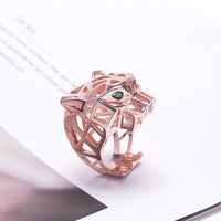 Elegant stylish gold ring