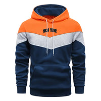 2025 Versatile Mens Tracksuit Print Casual Tricolor Sweatshirt Outdoors Sports Jogging Mens Clothing Fashion Street Hoodies Tops