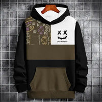 Pullover Oversized Printed  Hoodie For Men