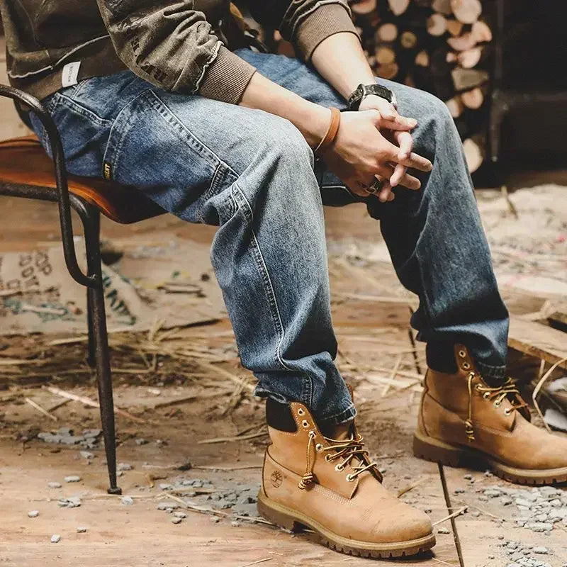 Luxury Tapered Cowboy Cargo Pants