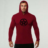 Mens Long Sleeve Bodybuilding T-Shirt