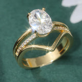 3pcs Elegant Stacking Rings