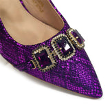 Pointed Toe High Heels Shoes and Bags Set