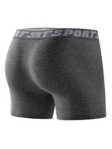4 pieces of men's sports underwear, soft, breathable and comfortable sweatpants