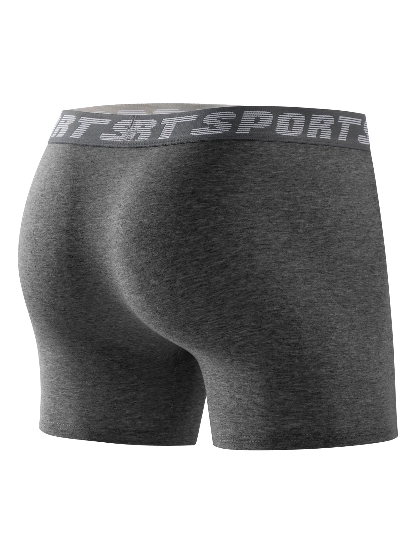 4 pieces of men's sports underwear, soft, breathable and comfortable sweatpants
