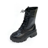 British Thick Soled Anti Slip Women's Boots
